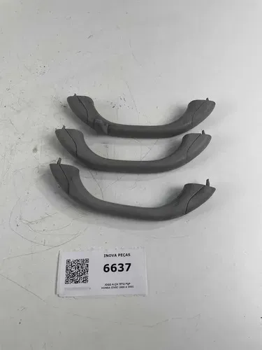 Jogo Alça Teto Pqp Honda Civic 1996 A 2000 Cinza