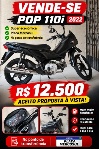 POP 110i 2022 A MAIS ECONÔMICA
