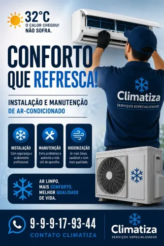 Instalação e manutenção de ar condicionado