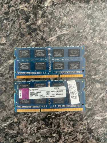 Memória RAM kingston ddr3 (2gb X 2) ddr 3 para notebook