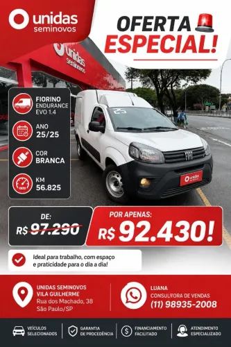 Fiat Fiorino Endurance EVO 1.4 Flex 8V 2P 2025
