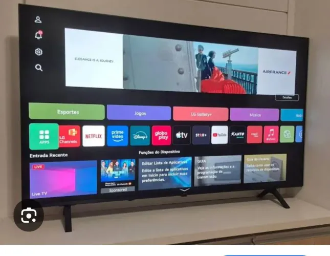 Vendo TV smart LG 60 polegadas Semi-nova funcionando perfeitamente com nota fiscal.