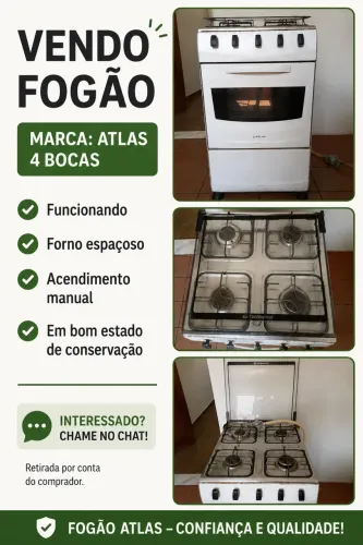 FOGÃO ATLAS