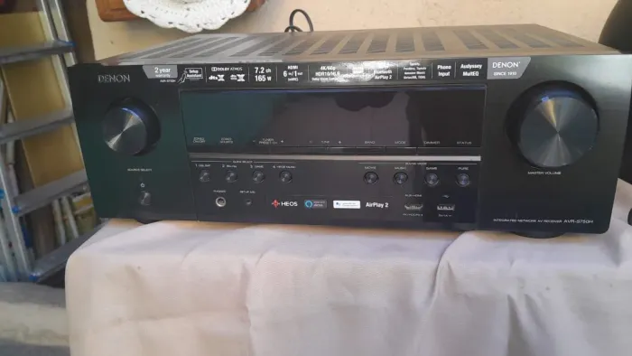 Receiver Denon AVR-S750H 7.2 Canais 4K Ultra HD Dolby Atmos HEOS