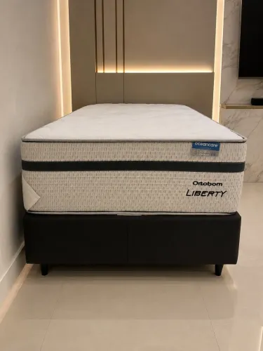 Base cama box solteiro Ortobom - Excelente estado
