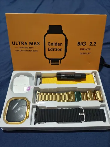 Relógio Smartwatch Dourado