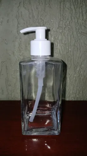 Saboneteira Star em vidro capacidade 200 ml nova