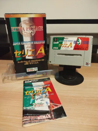 Formation Soccer 95 versão Extra Package - Super Famicom original