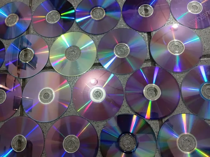 Dvd usados enfeitar