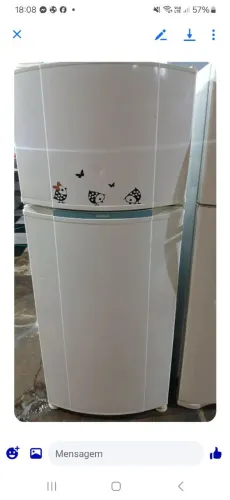 Geladeira duplex grande