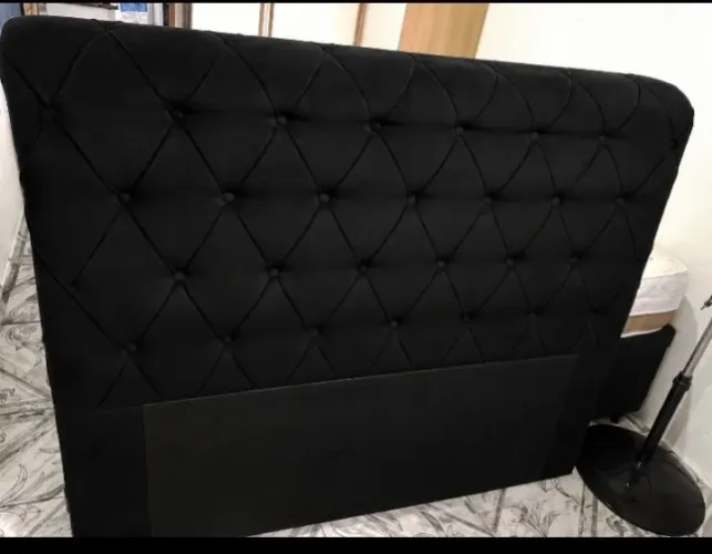 Cabeceira de cama suede