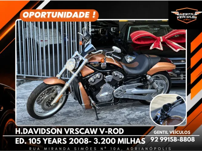 Harley-davidson V-rod 10th anniversary edition vrscdx 2008