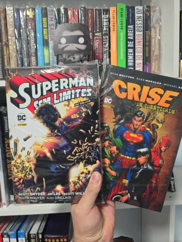 Superman Sem Limites + Crise de Identidade - Hqs de Capa Dura - Novíssimas