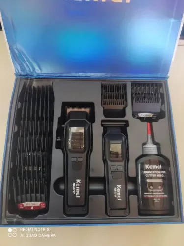 Combo com duas máquinas kemei corte + acabamento 