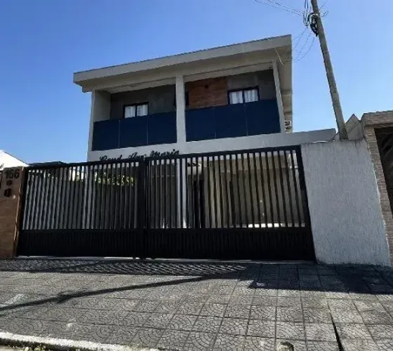 Casa em Condomínio para Venda em Praia Grande, Antártica, 2 dormitórios, 1 banheiro, 1 vag