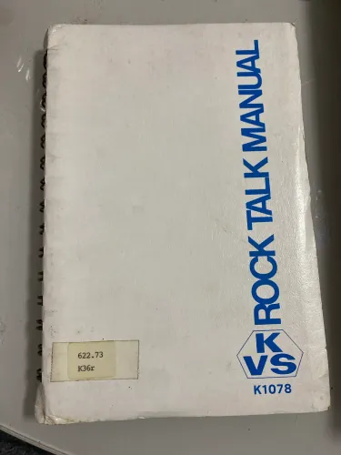 Manual Técnico Vintage KVS Rock Talk Manual - Raridade Engenharia