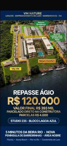 PASSO ÁGIO 120 MIL NATURE LENÇÓIS 