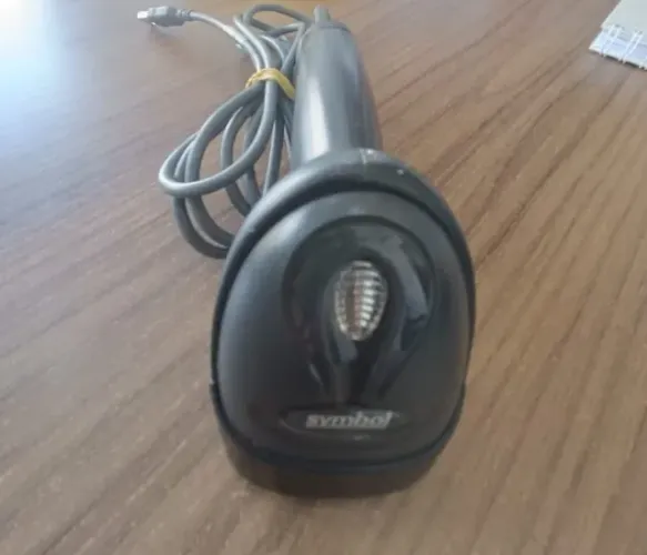 Leitor de Código de Barras Symbol USB Scanner Laser para PDV Mercado e Loja