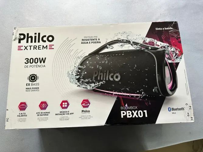 Caixa de Som Boombox Philco Extreme 300W PBX01 - Bivolt