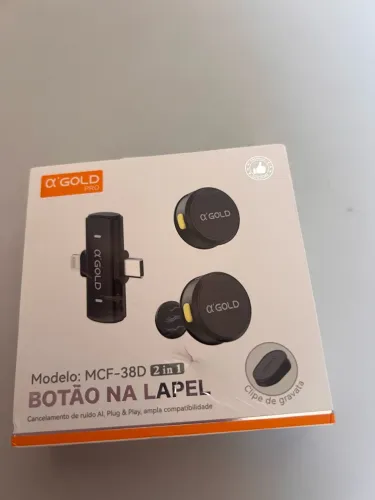 Microfone de lapela novo