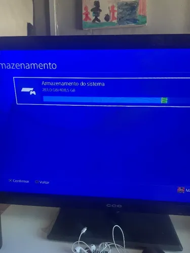 Ps4 slim com um controle