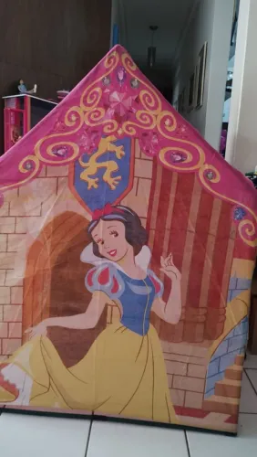 Barraca Infantil Disney tamanho 90x90x140 esposo até para 3 crianças excelente opção