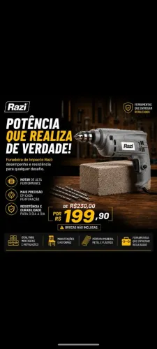 Vende-se parafusadeira marca Razi