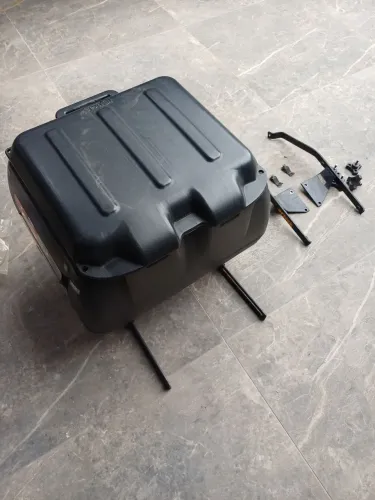 Bauleta 65 litros com suporte alongador aranha borboleta completa nada estragado ...200