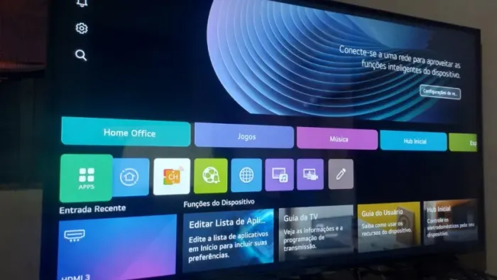 tv lg 43 4k n aceito trocas