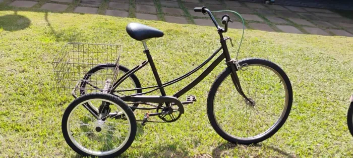 Triciclo Aro 26 / 24 - Muito Conservado com Cesta Traseira