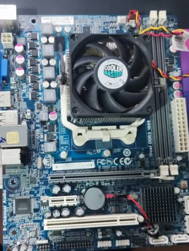 kit placa mãe AMD + processador A8-3800