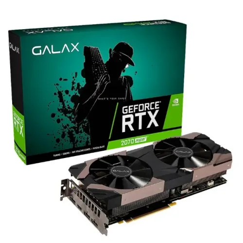 Placa de Vídeo RTX 2070 SUPER 8GD6 OC GALAX NVIDIA GeForce, 8GB, GDDR6, DLSS, Ray Tracing.
