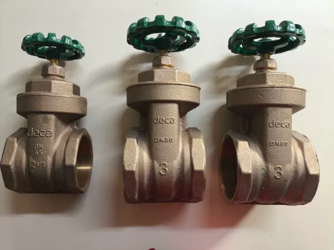 Registros de Gaveta 3" DECA DN80, e 2 1/2 DN 65