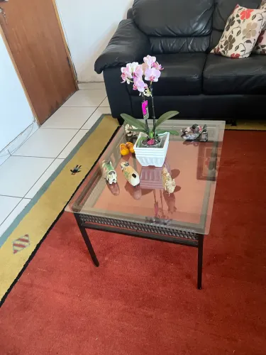Conjunto de Mesas de Vidro