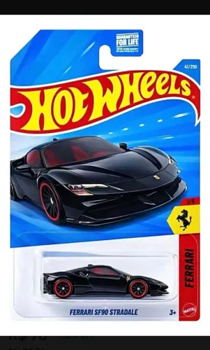 Ferrari SF90 Stradale Black hot Wheels