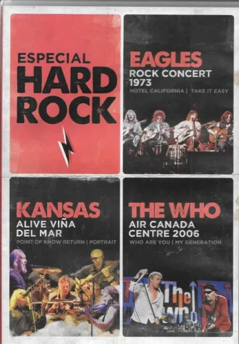 DVD: Especial Hard Rock -- Eagles Rock Concert 1973 + Kansas live Viña del Mar