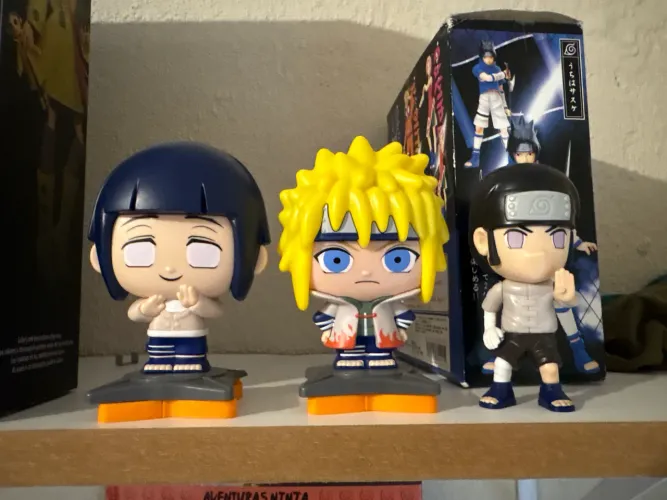 Bonecos Naruto Burguer King