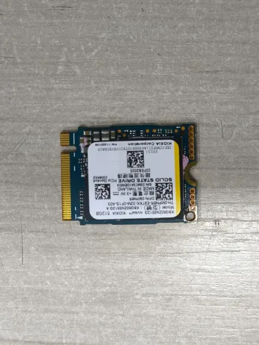 SSD KIOXIA nvme 512gb semi-novo