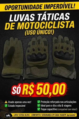 VENDO LUVA DE MOTOCICLISTA