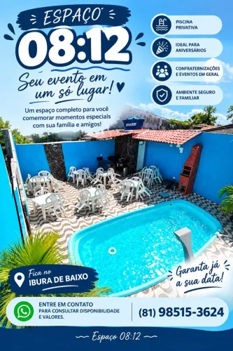 Alugo espaço para festas e eventos