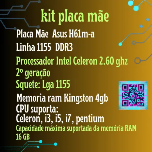 Kit placa mãe