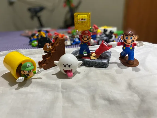 Miniaturas super mario Mc Donalds kit