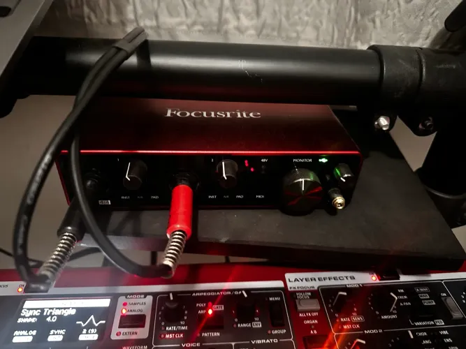Interface audio focusrite 4i4