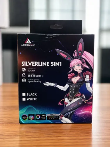 Ventoinhas Aegeek Silverline 5 in 1 RGB ? NOVAS NA CAIXA