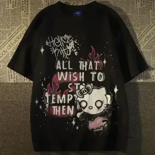 Camiseta T-shirt Unissex "All That Wish" - Estilo Gótico