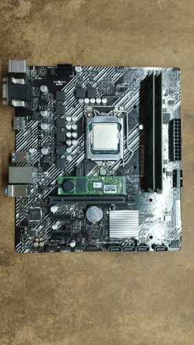Kit placa mãe Asus, i7 décima, 8gb, Nvme 256
