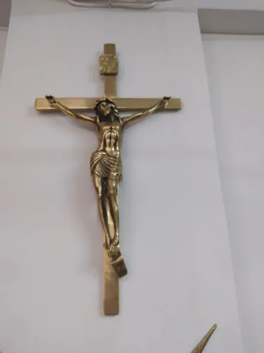 Crucifixo De Bronze