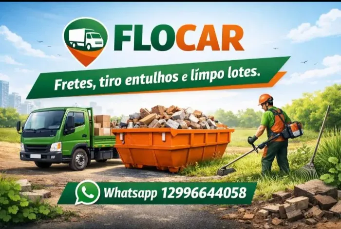 Fretes, tiro entulhos e limpo lotes