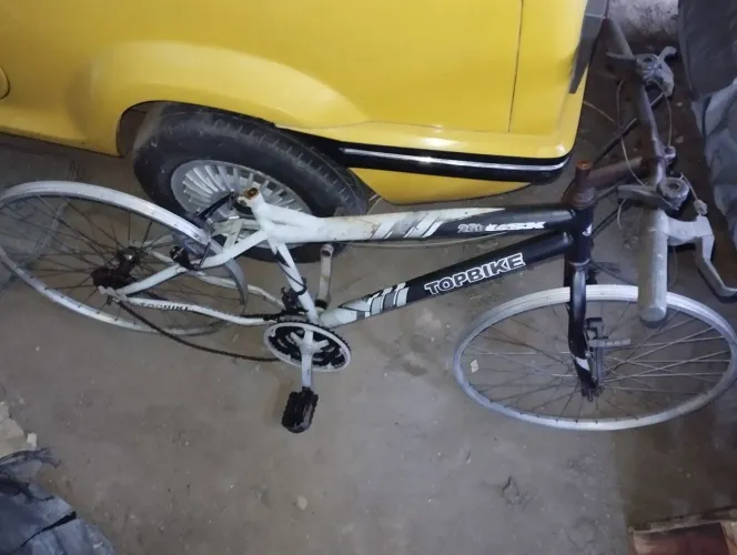 Bicicleta aro 26 , top bike, no estado.