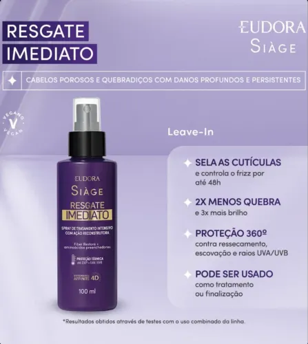 Leave In Resgate Imediato Siàge Eudora